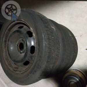 Roue occasion  0' PEUGEOT 406 pneu BRIDGESTONE  dpt 68 