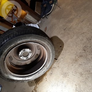 Roue occasion  0' PEUGEOT 1007 pneu BRIDGESTONE  dpt 78 