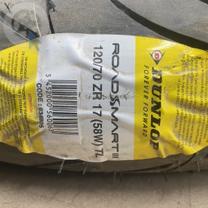 pneu occasion DUNLOP 120/70 R17 MOTO dpt 40 