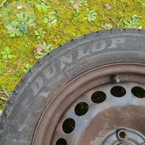 Roue occasion  0' AUDI A1 pneu DUNLOP  dpt 47 