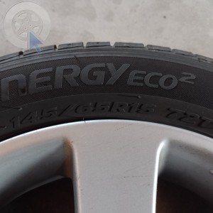 Roue occasion  0' CITROEN C-ZERO pneu HANKOOK  dpt 48 