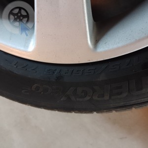 Roue occasion  0' CITROEN C-ZERO pneu HANKOOK  dpt 48 